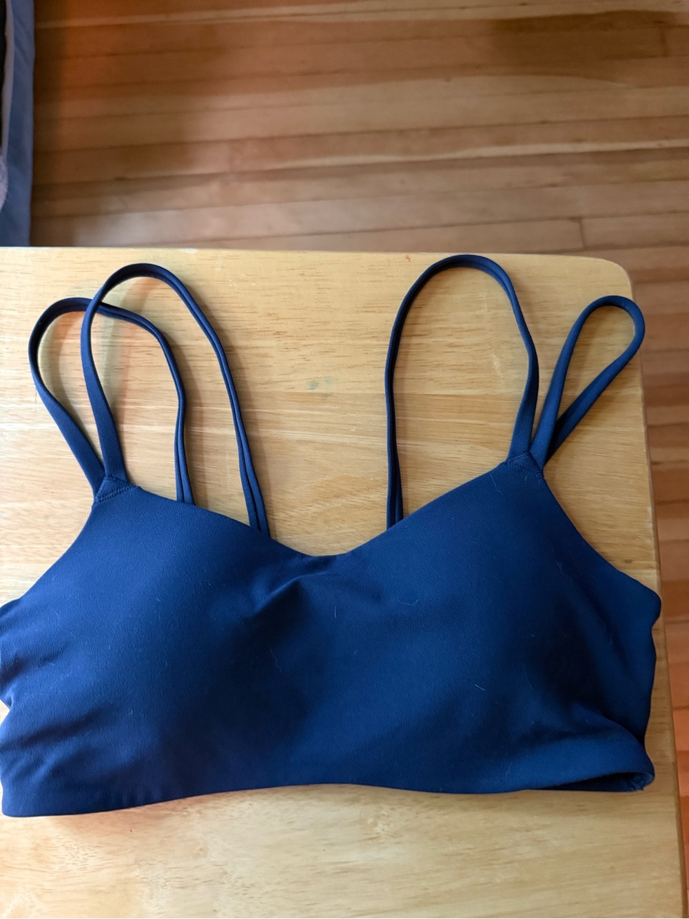 Women’s Nike Alate Navy Double-Strap padded support sports bra size small